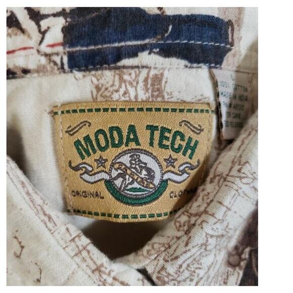 Moda Tech Western Cowgirl Shirt – Tagged L, Fits S/M – Rodeo Y2K - Picture 2 of 5